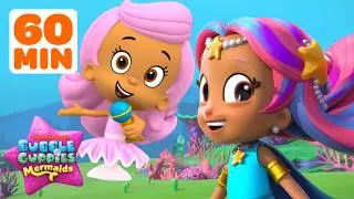 Mermaid Molly In Action & Rescues Songs! w/ Zooli & Gil | 1 Hour | Bubble Guppies Mermaids