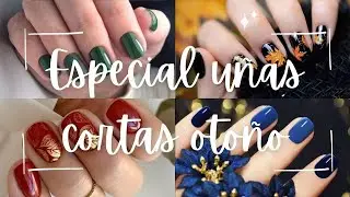 Special short nails to show off this fall 🍁