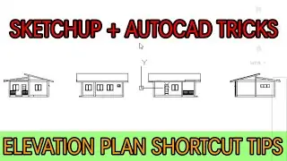 How To Make An Elevation Plan In Autocad Using Sketchup | Tagalog Tutorial