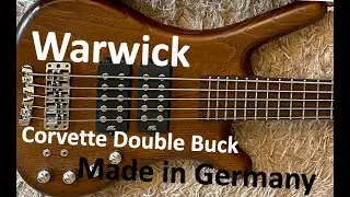 Warwick Corvette Double Buck 5 string Team Build (Germany)