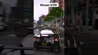 Русский Дрифт на Nissan GTR! GTA 5 💎#samp #shorts #gta #gta5
