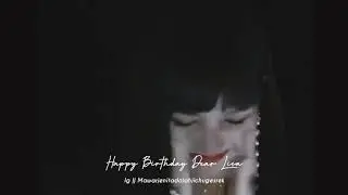 Happy birthday Lisa 💞