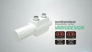 Комплект для подключения дизайн-радиаторов Flamco Simplex VARIODESIGN DEU ENG