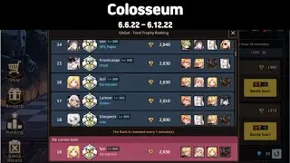 (Guardian Tales) Colosseum Week of 6.6.22-6.12.22
