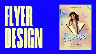 How to create a flyer for an event with Adobe Photoshop (FULL TUTORIAL)