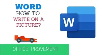 Word  - How to write on a picture