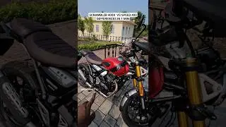 Triumph Scrambler 400X VS SPEED 400 Differences in 1 Min #shorts #short #ytshorts #ytshort