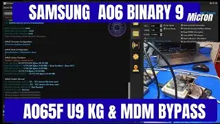 How to Bypass Samsung A065F U9 MDM and KG Lock on F64 box