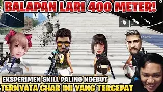 KELLY, CAROLINE, ALOK, JOSEPH ADU CEPET! LOMBA LARI KARAKTER FREE FIRE!