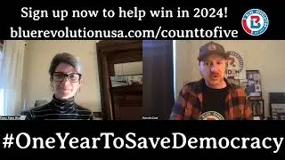 Blue Rev's #OneYearToSaveDemocracy