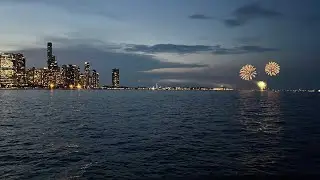 Adler Planetarium से देखा Navy Pier 2025 के फ़ायरवर्क्स 🎇 | Chicago Skyline रात का नज़ारा 🌃