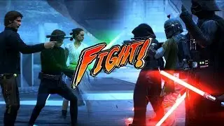 RAGDOLLS IN STAR WARS BATTLEFRONT (FUNNY MOMENTS)