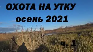 ОХОТА НА УТКУ С ЧУЧЕЛАМИ осень 2021 ч. 1