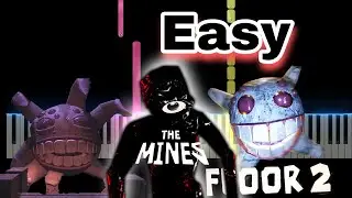 All Theme Songs From DOORS Floor 2 The Mines Easy on Piano