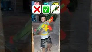 Qual nerf vai ganhar o desafio?!😱 #shorts #challenge