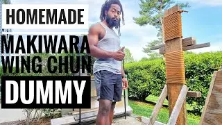 Homemade Makiwara / Wing chun Dummy while in Quarantine