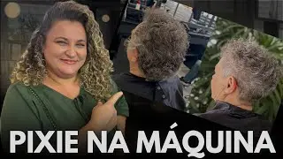 Como fazer um corte pixie com máquina em cabelo feminino.