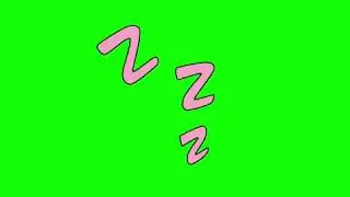 GREEN SCREEN - Sleep 💤 animation