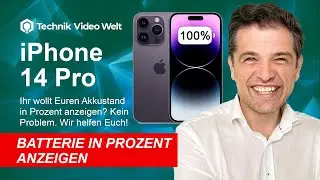 iPhone 14 Pro - Akku in Prozent anzeigen / Batterie in Prozent anzeigen • Tutorial