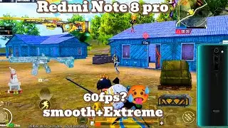 Redmi Note 8 pro Pubg Test 🥵 | Smooth + Extreme 🤠 Pubg Mobile
