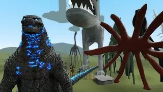 NEW GODZILLA 2021 Vs TREVOR HENDERSON CREATURES (Trevor Henderson Mod Pack) - GMod