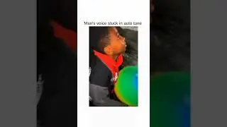Man's voice stuck in auto tune