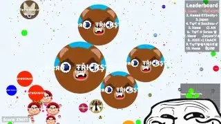 Agar.io: A Short Trolling Video - 33K MASS in Seconds!