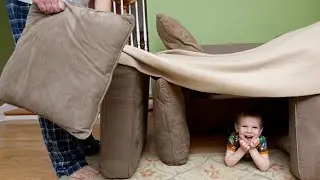 Как сделать шалаш из подушки и одеяла