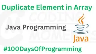 Java Program To Find Duplicate Elements in Array | 