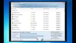 Advanced SystemCare Ultimate 7 - Programm-Deaktivator - Rufen Sie Systemressourcen-