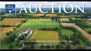 Bucolic Beauty & Grace 49.94+/- Acres Preserved Farmland