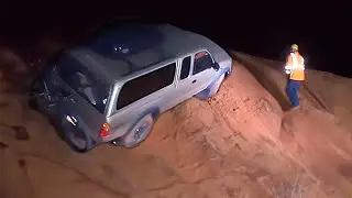 Toyota Tacoma Goes Over The Edge!