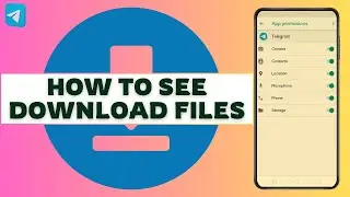 How to see Downloaded Files in Telegram