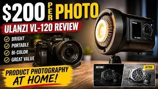 MAKE $200 Per PHOTO with this ! | ULANZI VL-120 Light Review