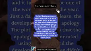 Apologies for “The Lord of the Rings Gollum“ release were penned by an artificial neural network