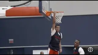Keldon Johnson Wizards Draft Workout Behind the Scenes