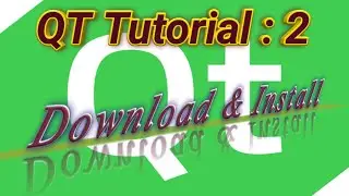 Qt tutorial - Download and Installation in English