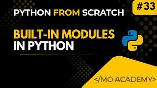 Built-in Modules in Python Explained | math, random, datetime & More | MO Academy 2025–2026