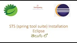 STS (Spring Tool Suite ) Installation | Java In Telugu