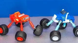 Exploring the Blaze and the Monster Machines can Morph into Monster Trucks