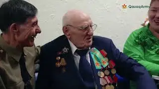 Алматыда 97 жасқа толған майдангерді туған күнімен құттықтады