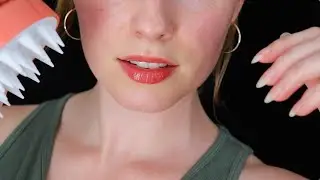 ASMR Scalp Massage of Your Dreams 🌦️ Shampoo, Hair Brushing, Scalp Check (realistic layered sounds)