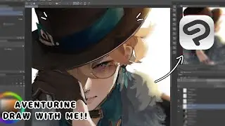 【Illustration Making】 Let's DRAW AVENTURINE | Honkai: Star Rail