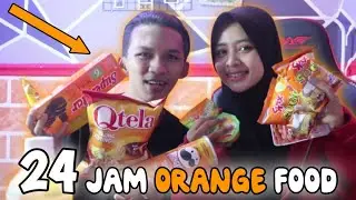 24 JAM MAKAN WARNA ORANGE!!!