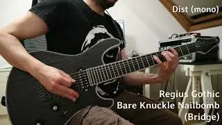 Mayones Regius Gothic vs Mayones Setius || Bare Knuckle Nailbomb vs Seymour Duncan SH