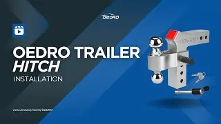 OEDRO Adjustable Trailer Hitch Installation.