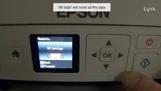 Reset Epson Inkjet printers – Restoring Default Settings