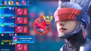 TOP GLOBAL SABER😔 SEBURUK ITUKAH HERO SABER DIMATA KALIAN❗MOBILE LEGENDS