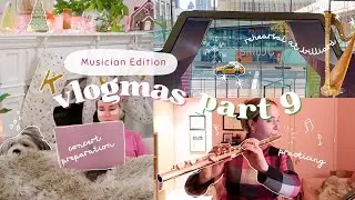 day in the life of an NYC flute player: rehearsing at Juilliard for a concert | vlogmas 2023 part
