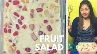 How to make Fruit Salad (Filipino Version)